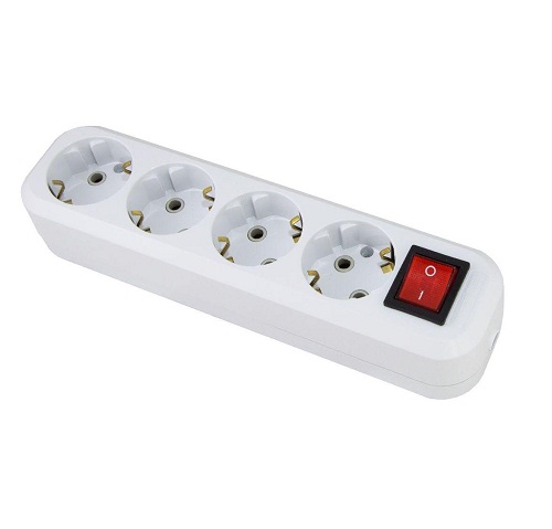 Колодка 4 гнезда с|з Smartbuy                                              