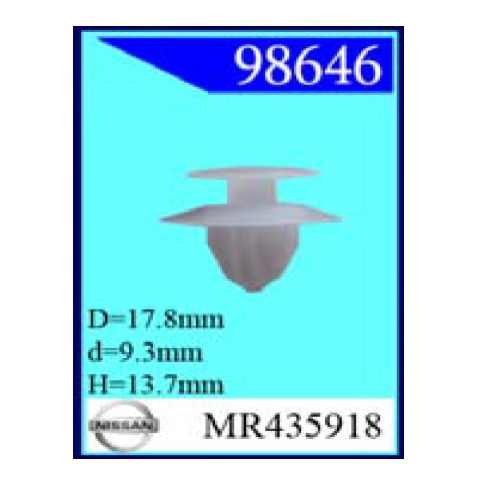 Крепежное изделие Nissan, Mitsubishi (98646-88429-98085 (С0257)            