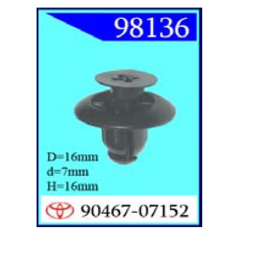 Крепежное изделие Toyota 98136 (С0390)                                     