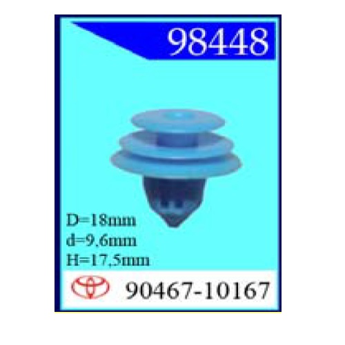 Крепежное изделие Toyota 98448 (С0256)                                     