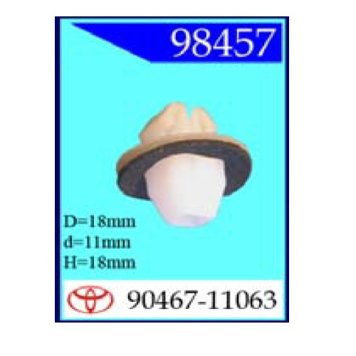 Крепежное изделие Toyota 98457 (С0378)                                     