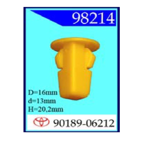 Крепежное изделие Toyota, GM 98214 (С0344)                                 