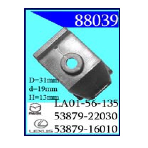 Крепежное изделие Toyota, Mazda, GM 88039 (С0049)                          