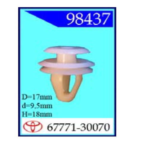 Крепежное изделие TOYOTA, SUBARU, MITSUBISH (98437)                        