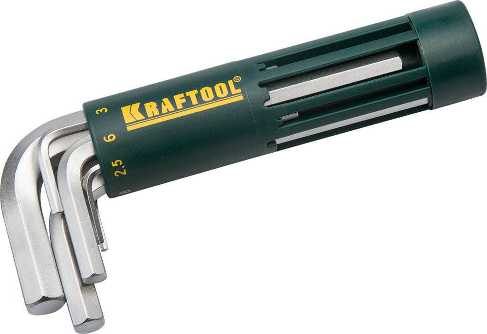 Н-р ключей имбус. KRAFTOOL 8пр. (2-10мм)                                 