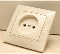 Розетка крем 1-я б/з в/п LEZARD (701-0303-121)                           